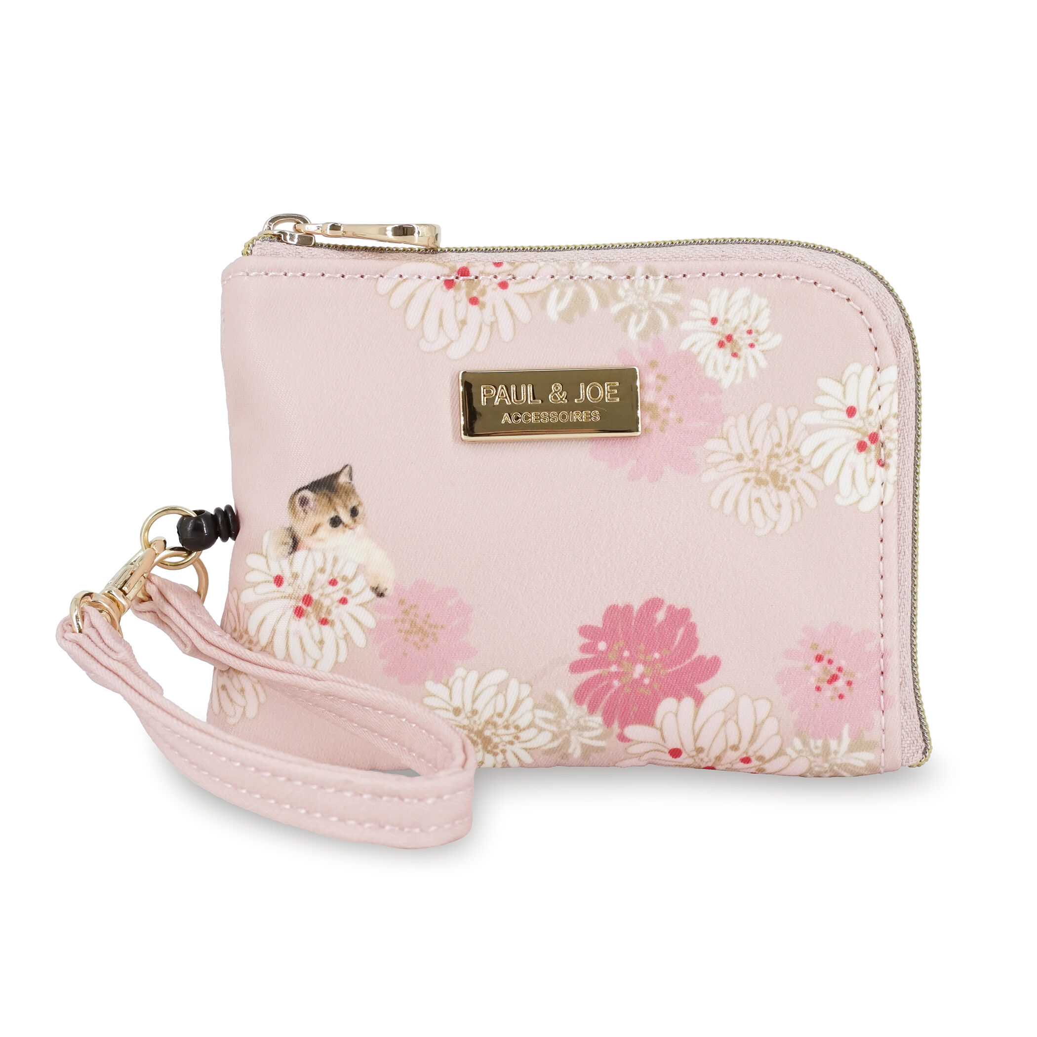 PAUL&JOE「パスコインケース／クリザンテーム＆ヌネット／２６ＳＳ」|定期入れ|ピンク