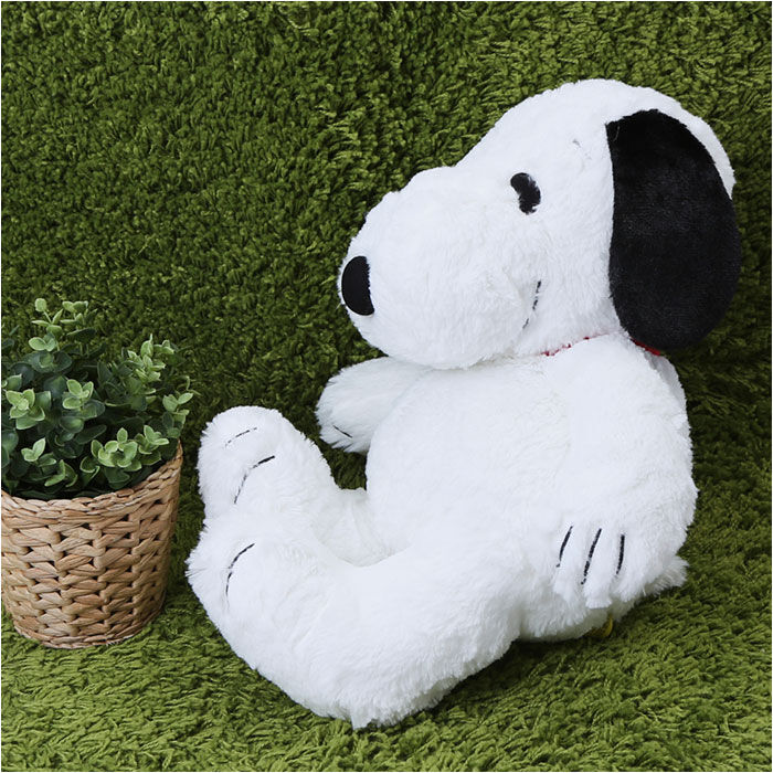 BACKYARD FAMILY「スヌーピー ぬいぐるみ 通販 L サイズ 特大 ハグハグ HUGHUG hughug  ふわふわ」|フィギュア・ホビー|