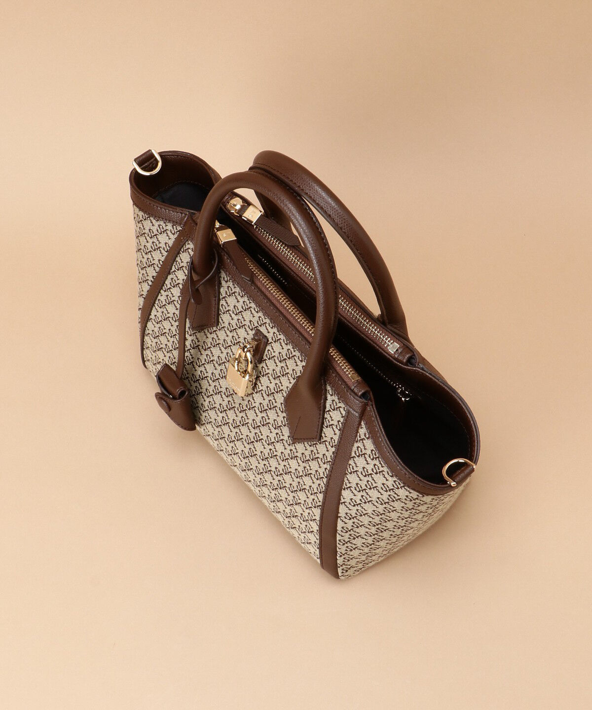 Samantha Thavasa「ST Jacquard サマンサアゼル」|ハンドバッグ|