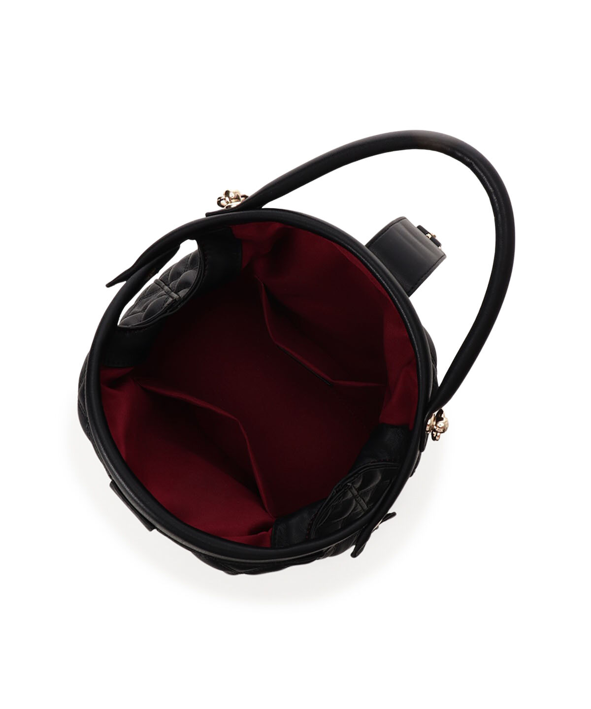 Samantha Thavasa「ラウンド型キルティング ワンハンドルバッグ 大サイズ」|ハンドバッグ|