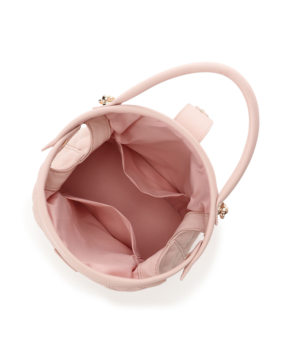 Samantha Thavasa「ラウンド型キルティング ワンハンドルバッグ 大サイズ」|ハンドバッグ|