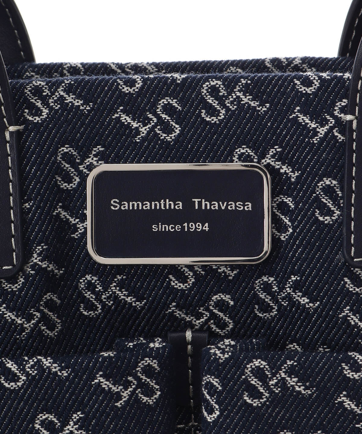 Samantha Thavasa「Denim ST Jacquard Ⅱ ハンドバッグ」|ハンドバッグ|