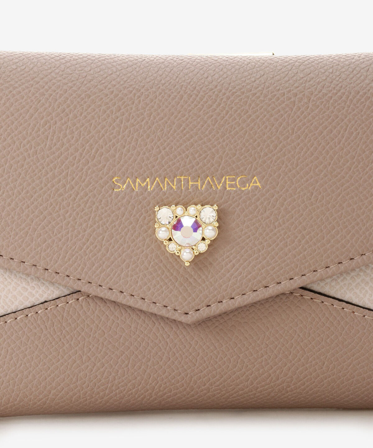 Samantha Vega「ハートビジュー付き折財布」|財布|