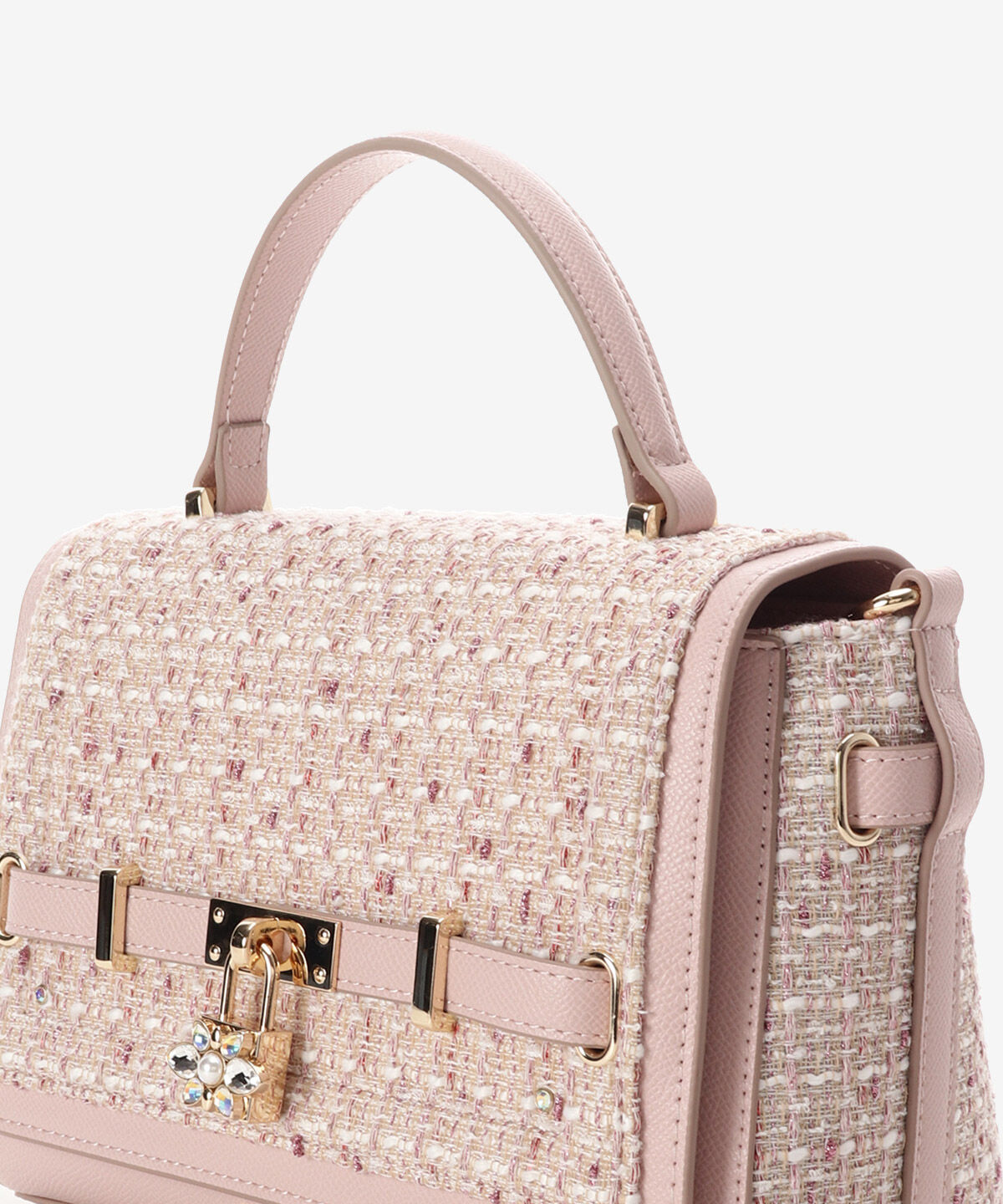 Samantha Vega「ツイードベルトビジューショルダーバッグ」|ショルダー・メッセンジャー|