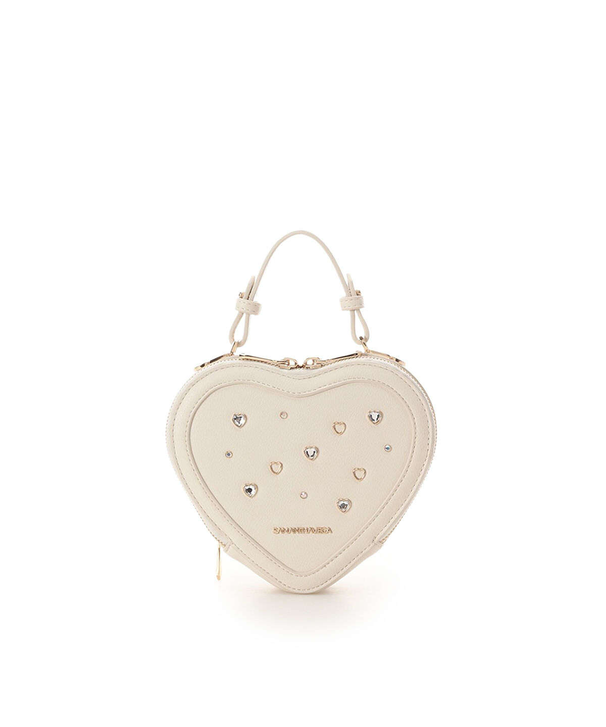 Samantha Vega「ビジューハート型ショルダーバッグ」|ショルダー・メッセンジャー|