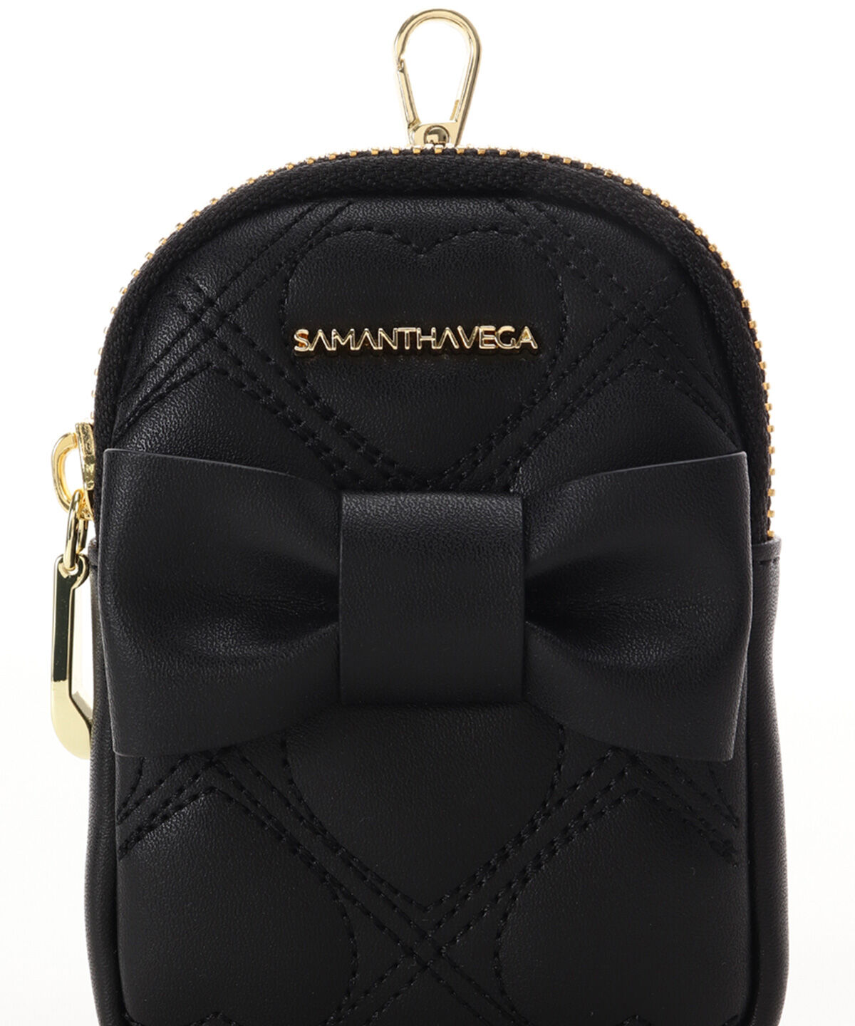 Samantha Vega「ハートキルトポーチ型チャーム」|ポーチ|