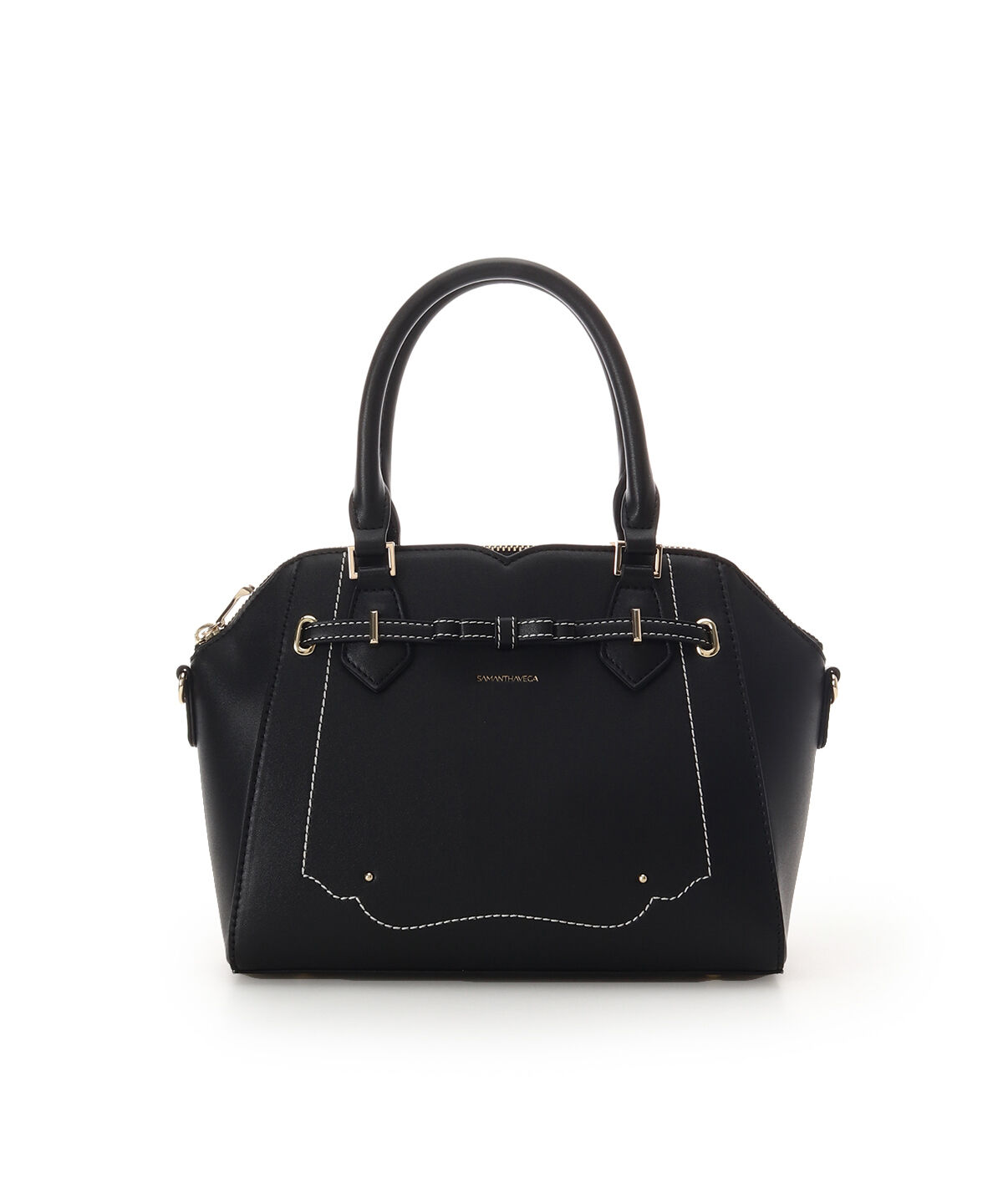 Samantha Vega「バレッタリボンハンドバッグ」|ハンドバッグ|ブラック