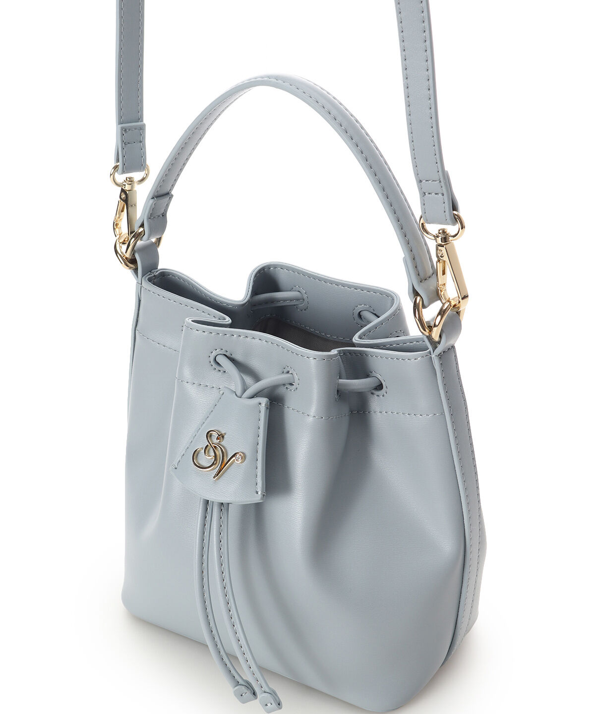 Samantha Vega「ロゴ金具巾着バッグ」|ショルダー・メッセンジャー|