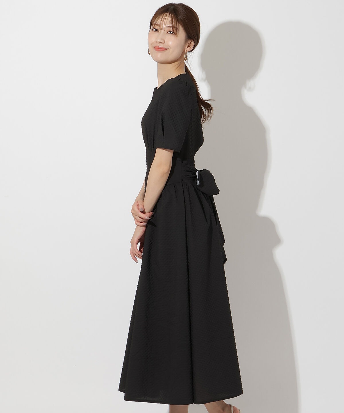 アンドクチュール「キルトジャガードバックシャンワンピース」|ワンピース|