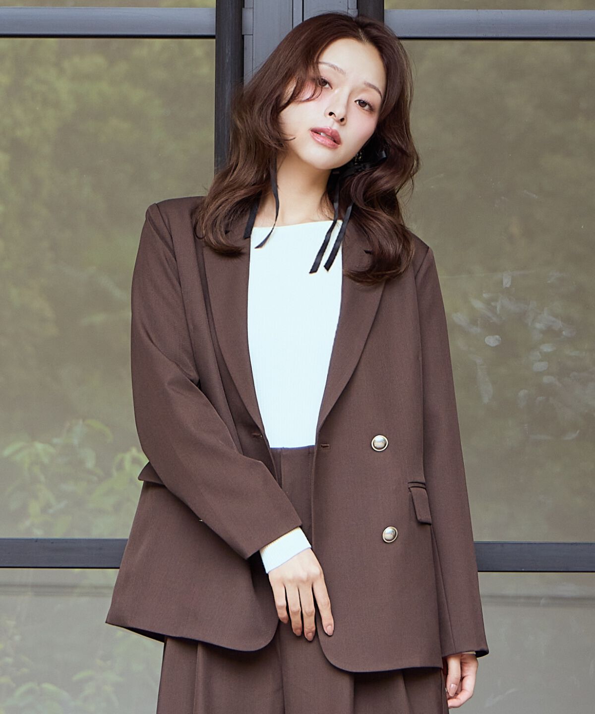 アンドクチュール「ダブルブレストテーラードジャケット」|テーラードジャケット|