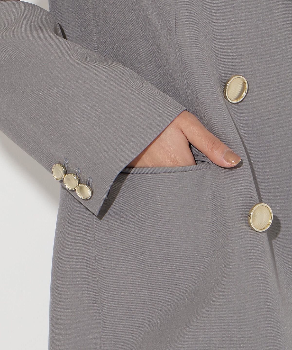 アンドクチュール「ダブルテーラードジャケット」|テーラードジャケット|