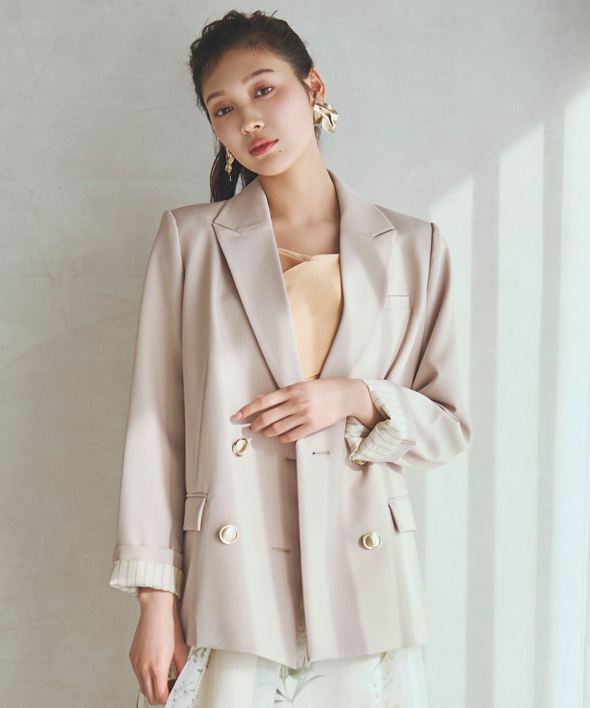 アンドクチュール「ダブルテーラードジャケット」|テーラードジャケット|