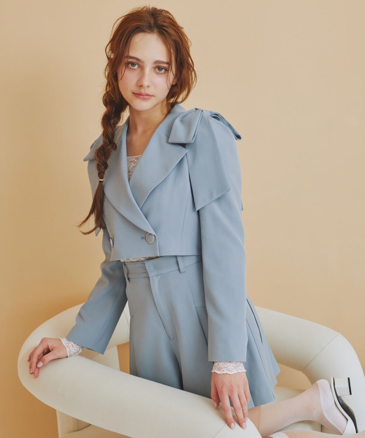 REDYAZEL「プリーツショートパンツ」|キュロット|