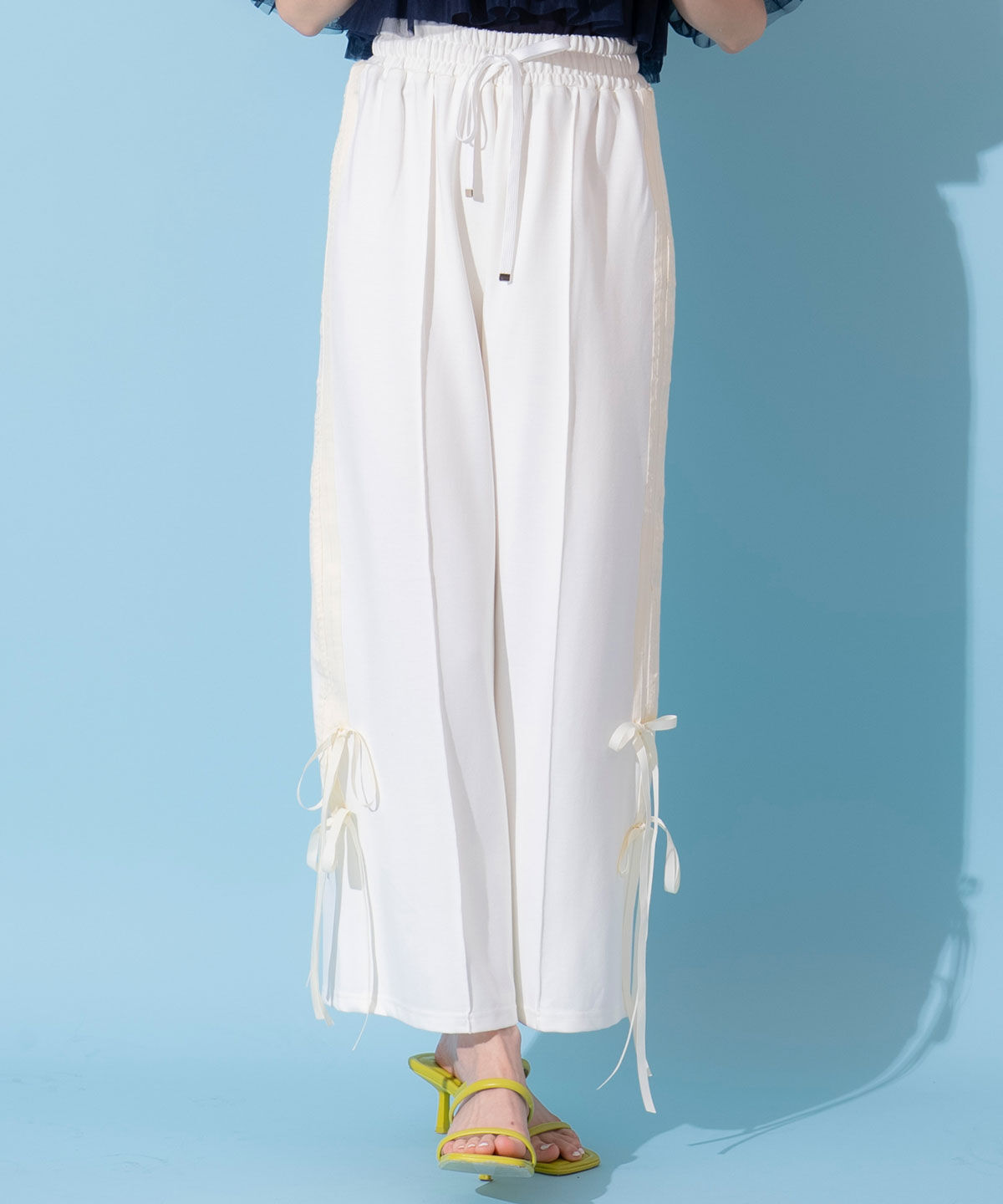 REDYAZEL「ダブルリボンラインイージーパンツ」|その他|