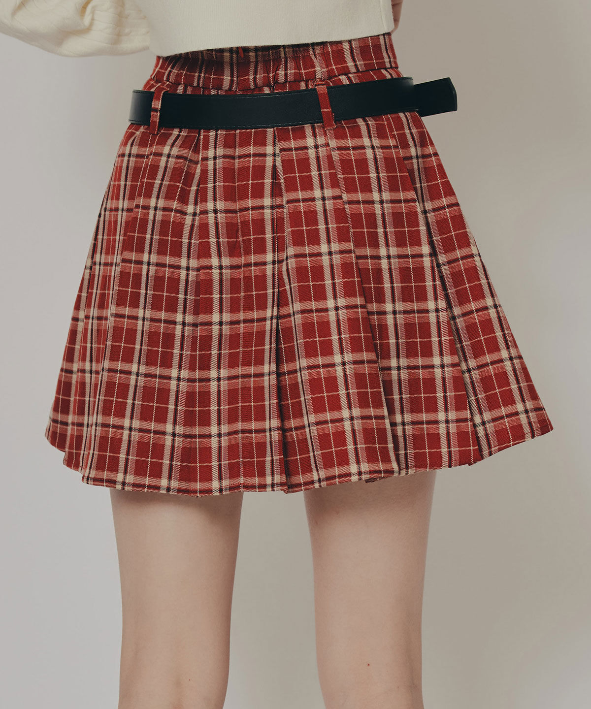 REDYAZEL「ローベルトプリーツミニスカート」|フレア|