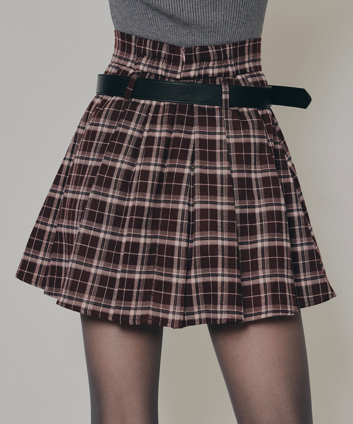 REDYAZEL「ローベルトプリーツミニスカート」|フレア|