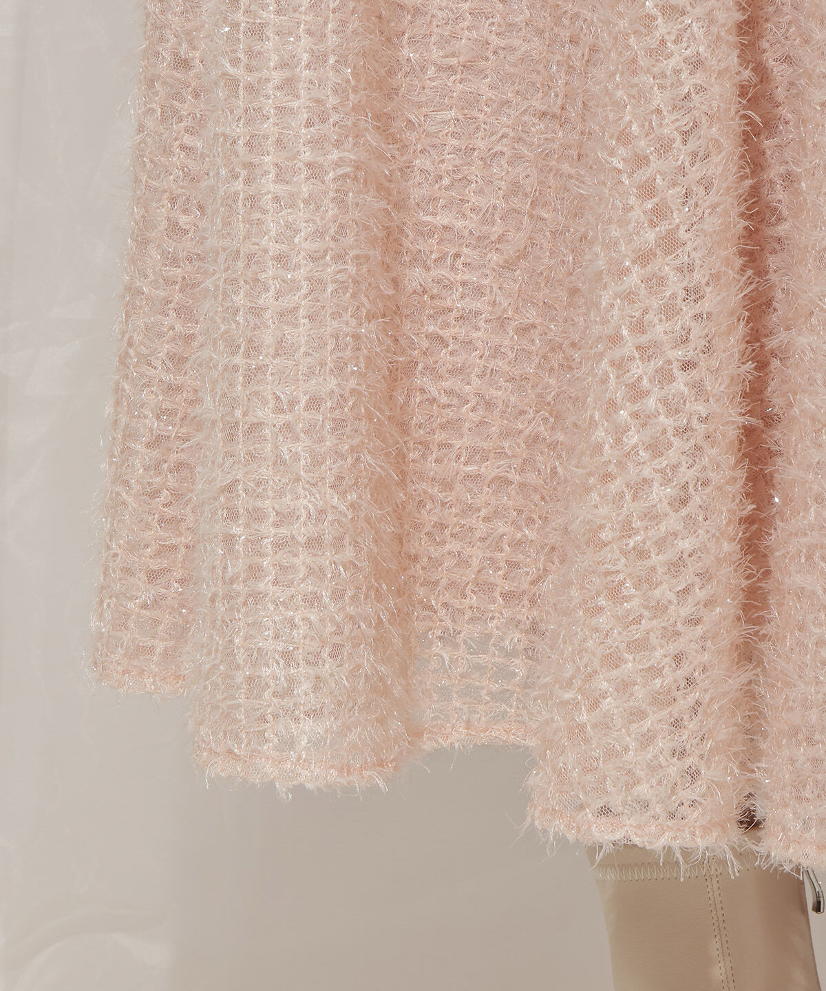 WILLSELECTION「フリンジチェックフレアスカート」|フレア|