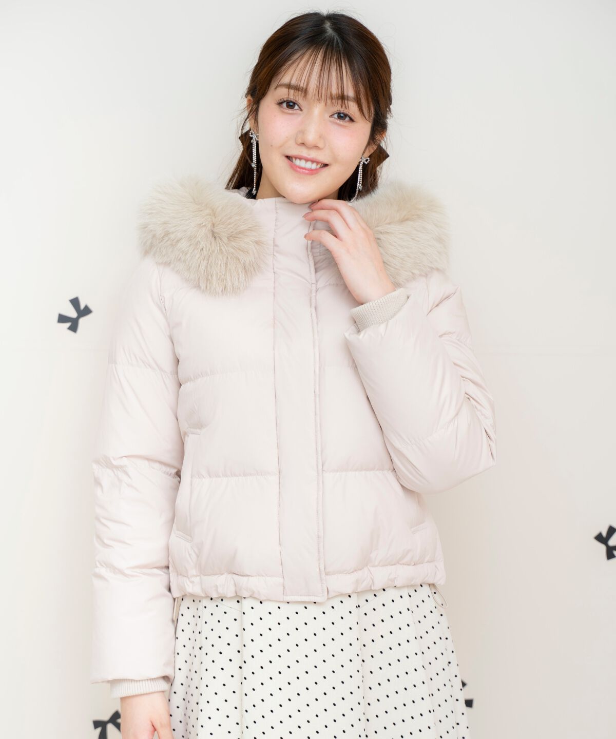 WILLSELECTION「FOXファー付きショートダウン」|ダウン|