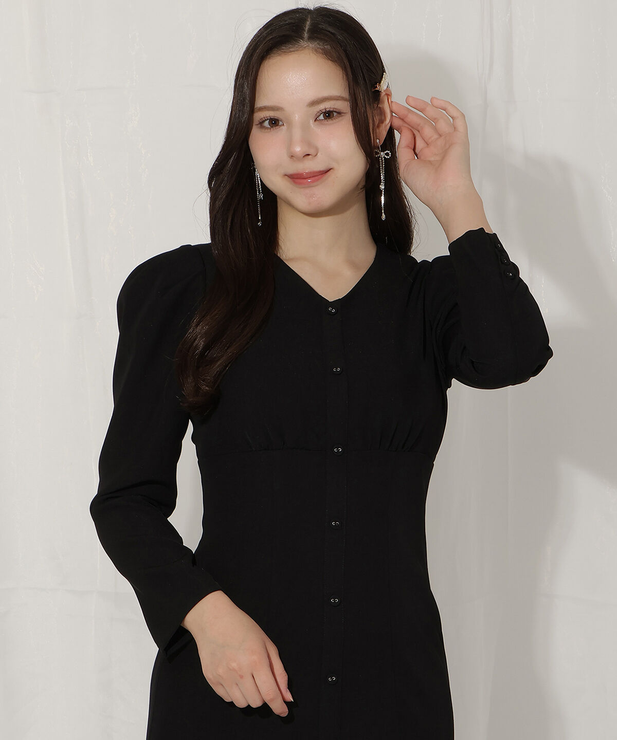 WILLSELECTION「レースカラーマーメイドワンピース」|ワンピース|