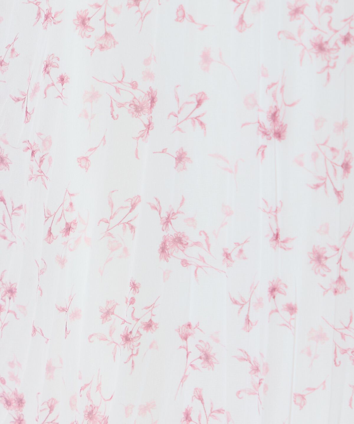 WILLSELECTION「ランダムプリーツフラワースカート」|フレア|