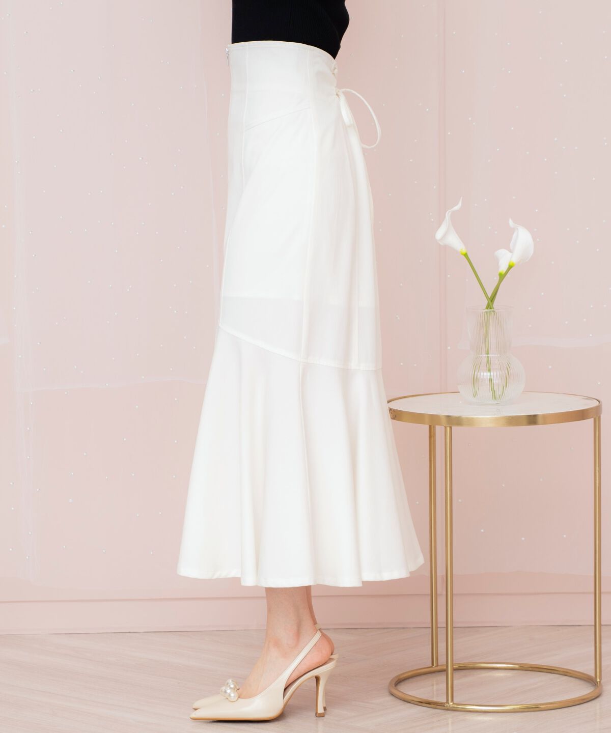 WILLSELECTION「ZIPデザインスリットマーメイドスカート」|フレア|