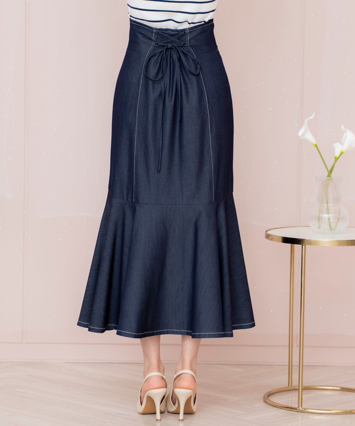 WILLSELECTION「ZIPデザインスリットマーメイドスカート」|フレア|