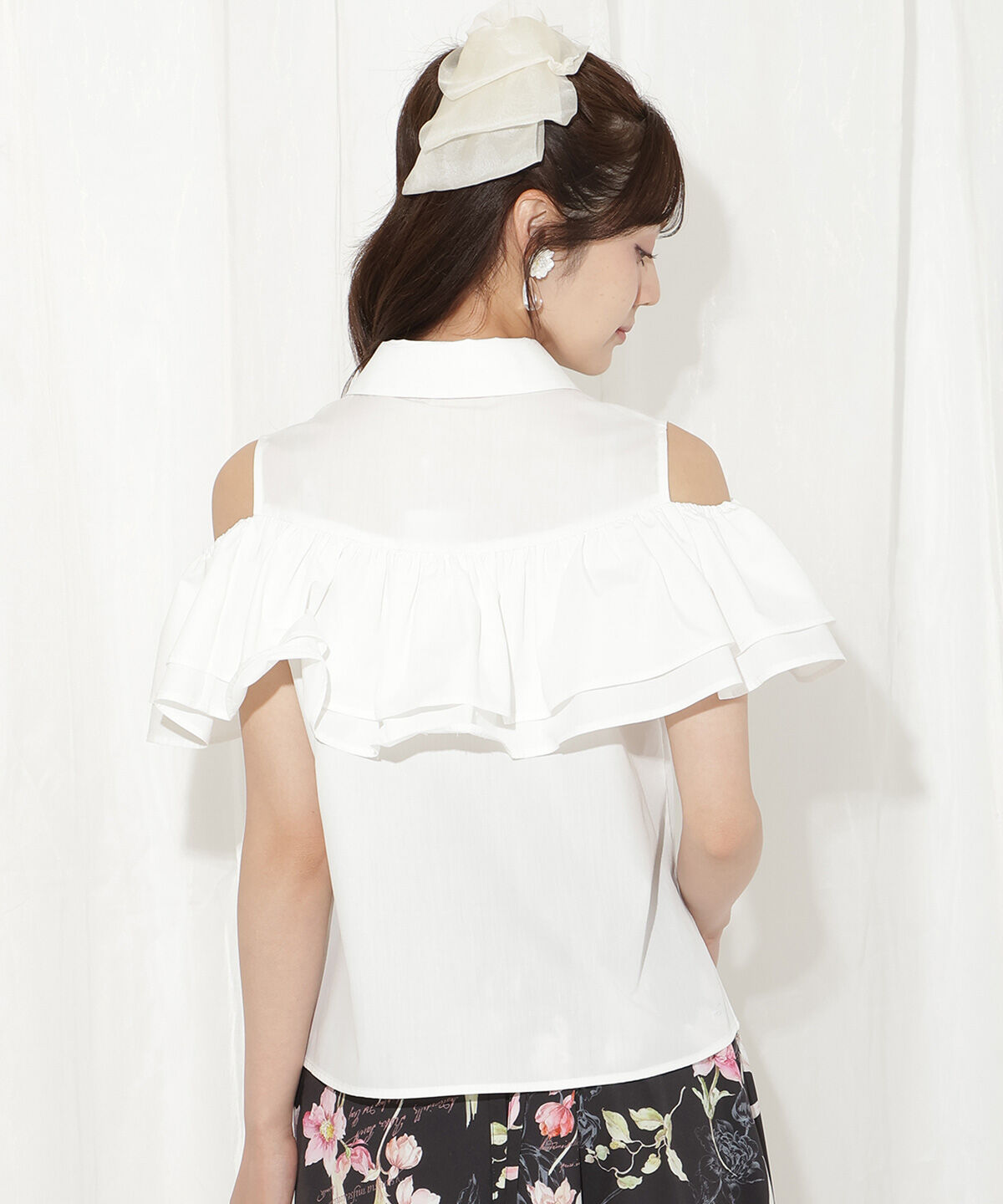 WILLSELECTION「2wayショルダーフリルブラウス」|シャツ・ブラウス|