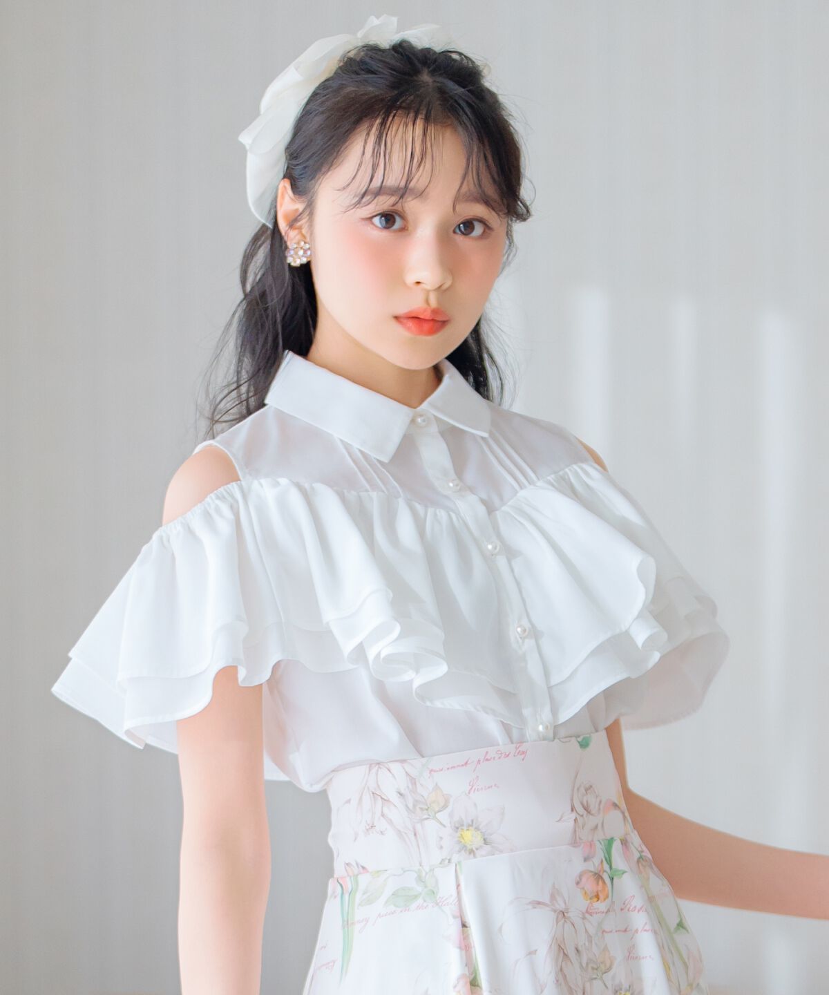 WILLSELECTION「2wayショルダーフリルブラウス」|シャツ・ブラウス|