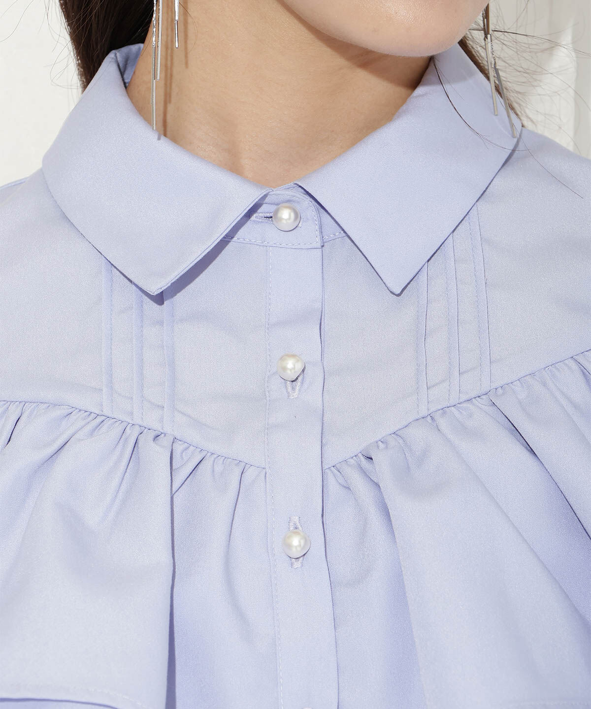 WILLSELECTION「2wayショルダーフリルブラウス」|シャツ・ブラウス|