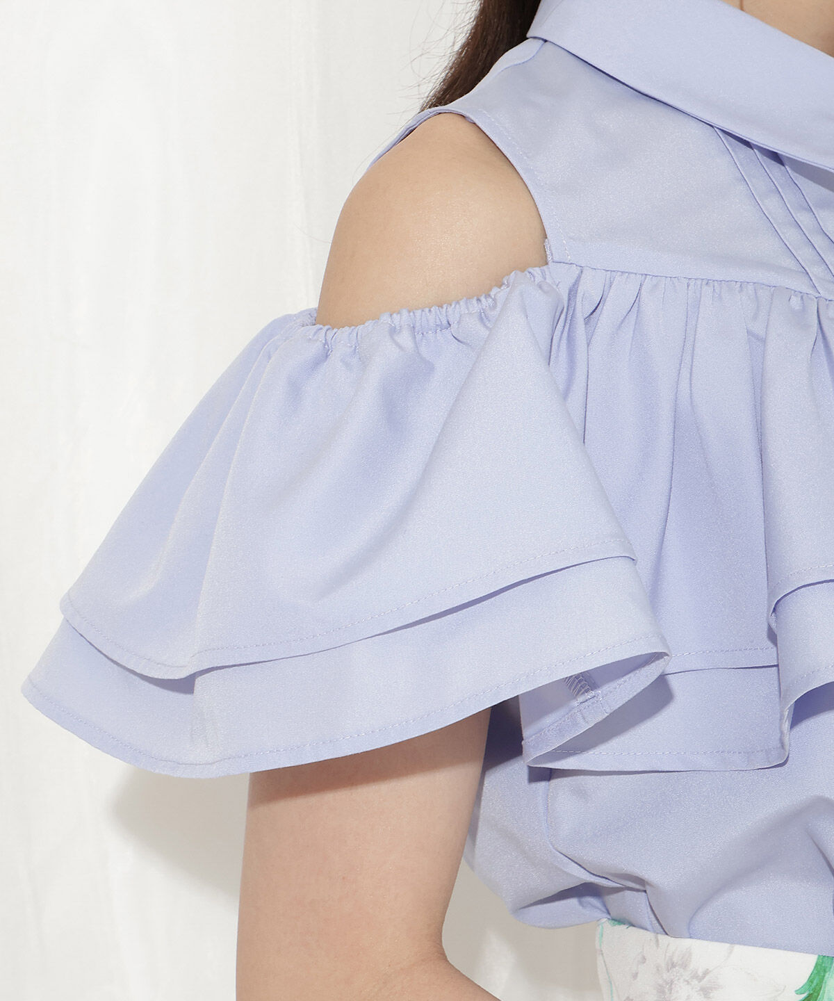 WILLSELECTION「2wayショルダーフリルブラウス」|シャツ・ブラウス|