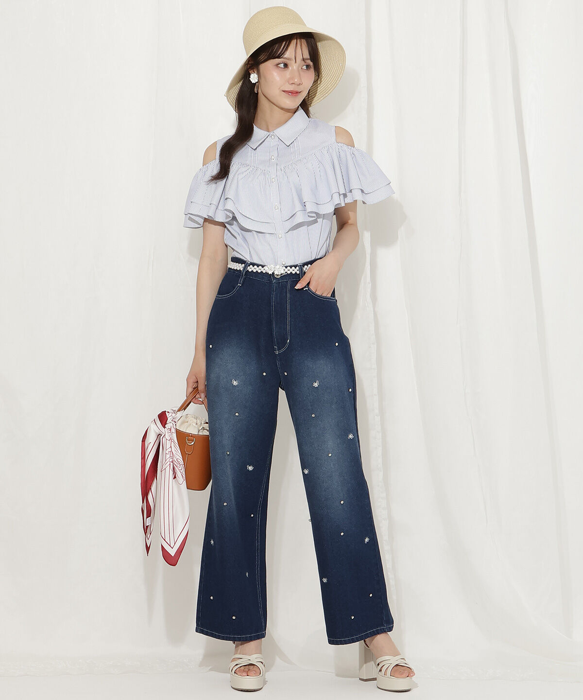 WILLSELECTION「2wayショルダーフリルブラウス」|シャツ・ブラウス|