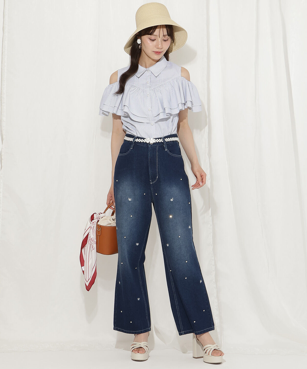 WILLSELECTION「2wayショルダーフリルブラウス」|シャツ・ブラウス|