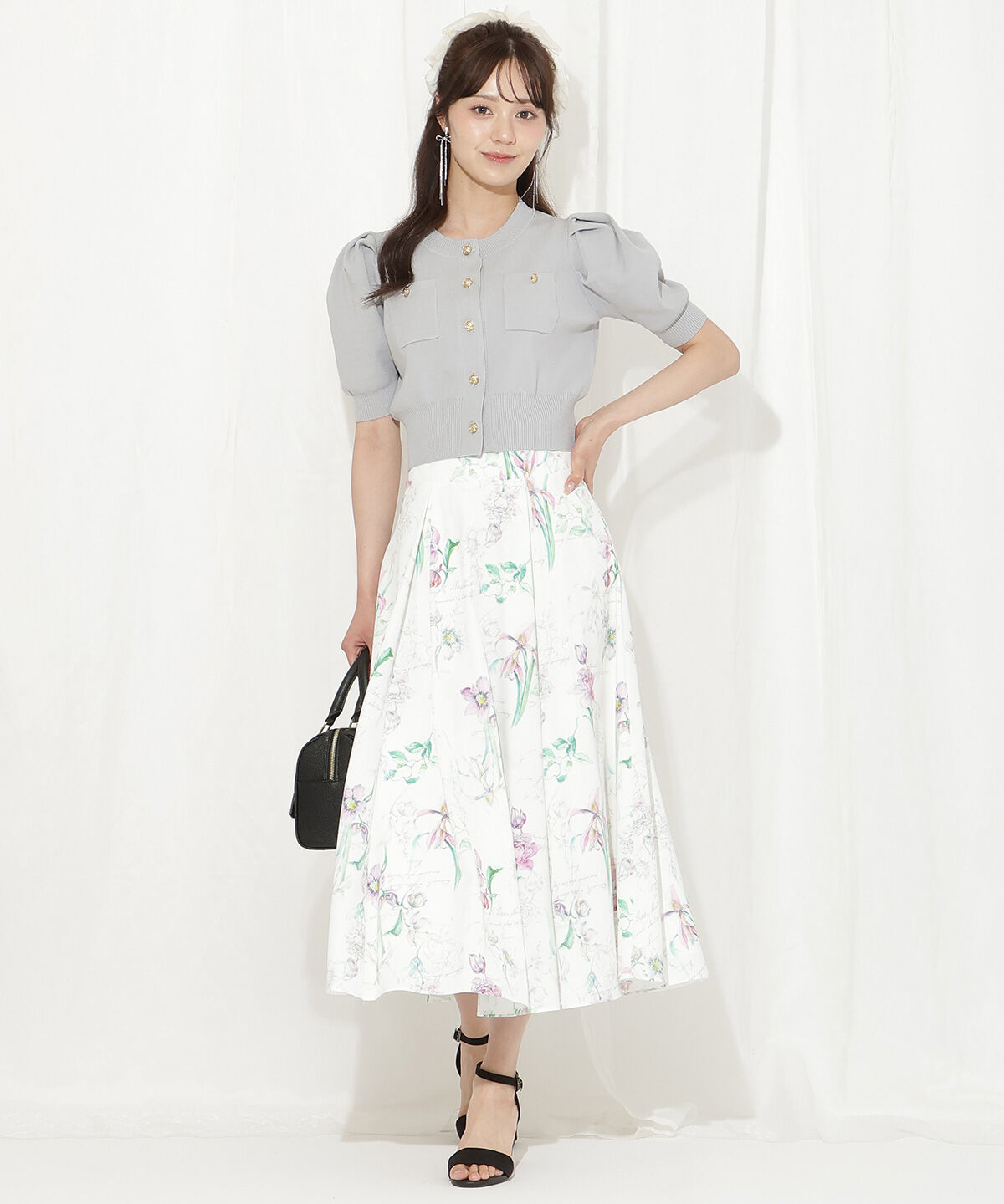 WILLSELECTION「ポケットデザインパフカーディガン」|カーディガン|