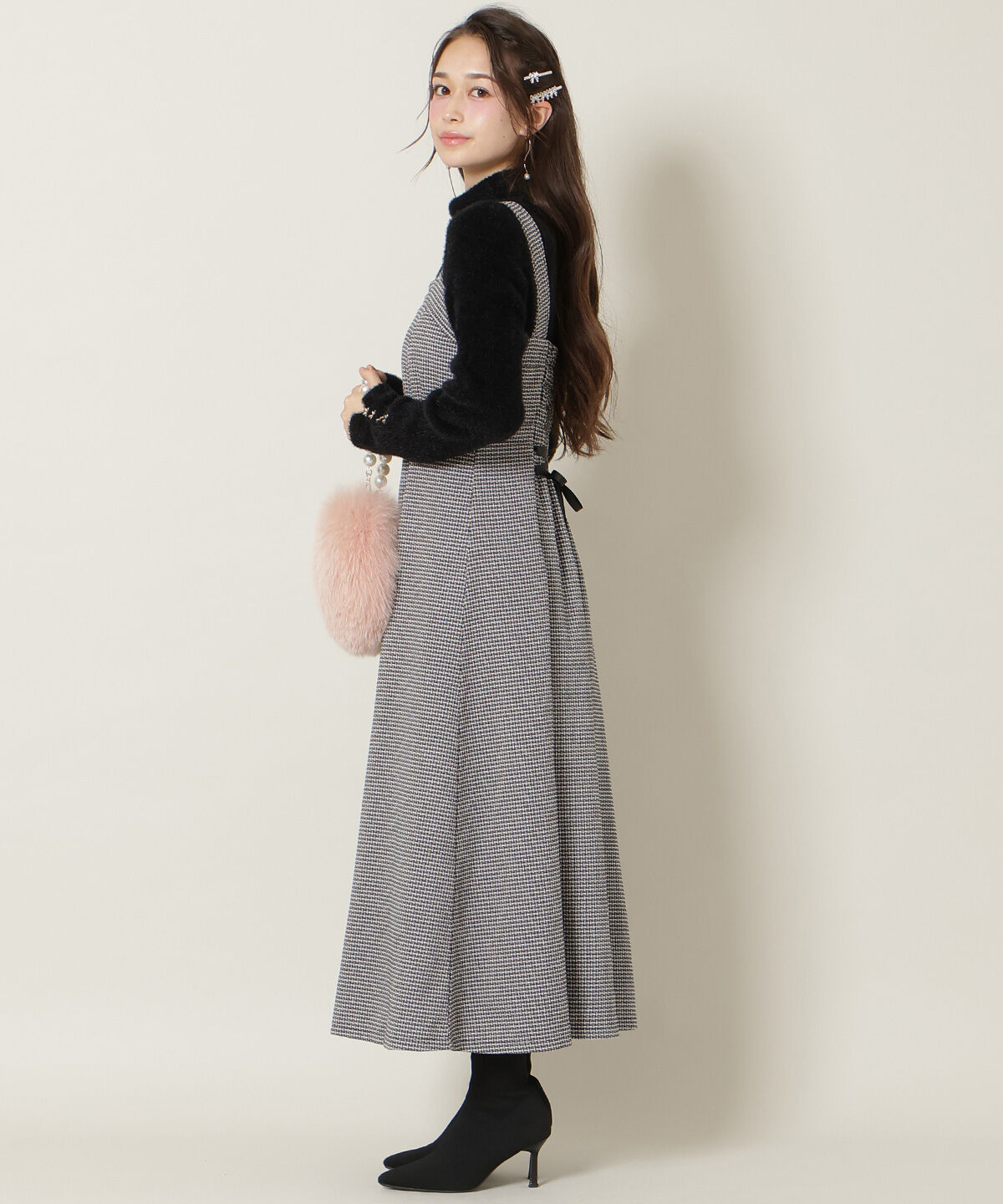 WILLSELECTION「ZIPデザインフレアジャンスカ」|ワンピース|