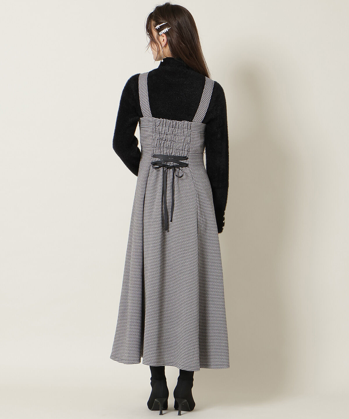 WILLSELECTION「ZIPデザインフレアジャンスカ」|ワンピース|