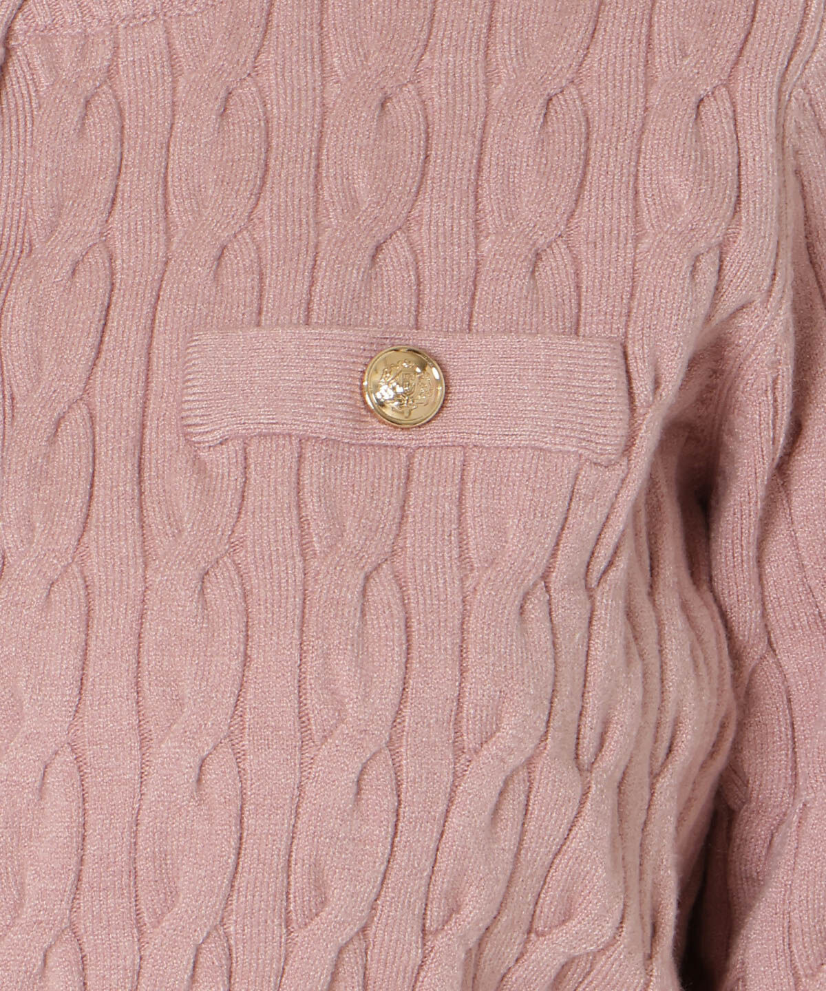 WILLSELECTION「フリルレイヤードケーブルニット」|ニット・セーター|