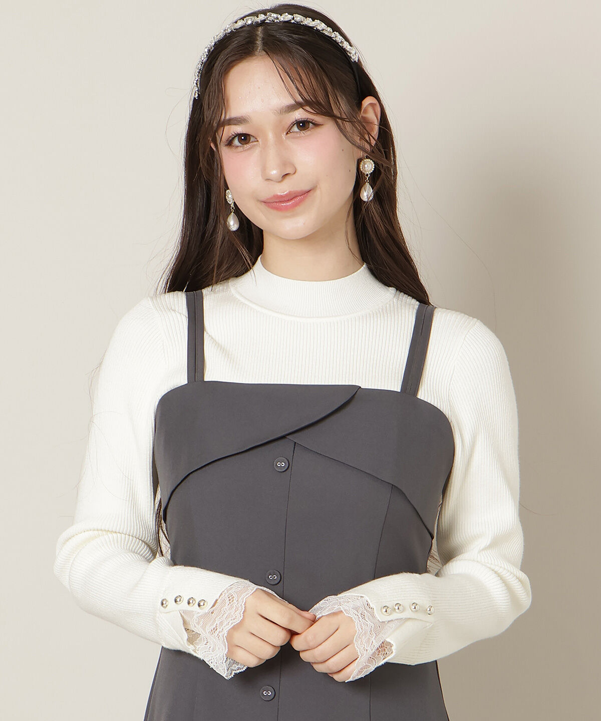 WILLSELECTION「フロントスリットマーメイドワンピース」|ワンピース|