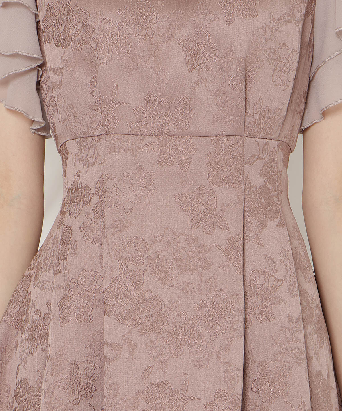 WILLSELECTION「ジャガードタックフレアワンピース」|ドレス|