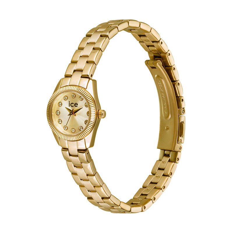 ICE-WATCH「〈ICE-WATCH(ｱｲｽｳｫｯﾁ)〉ICE mini ｺﾞｰﾙﾄﾞ 19mm」|腕時計|