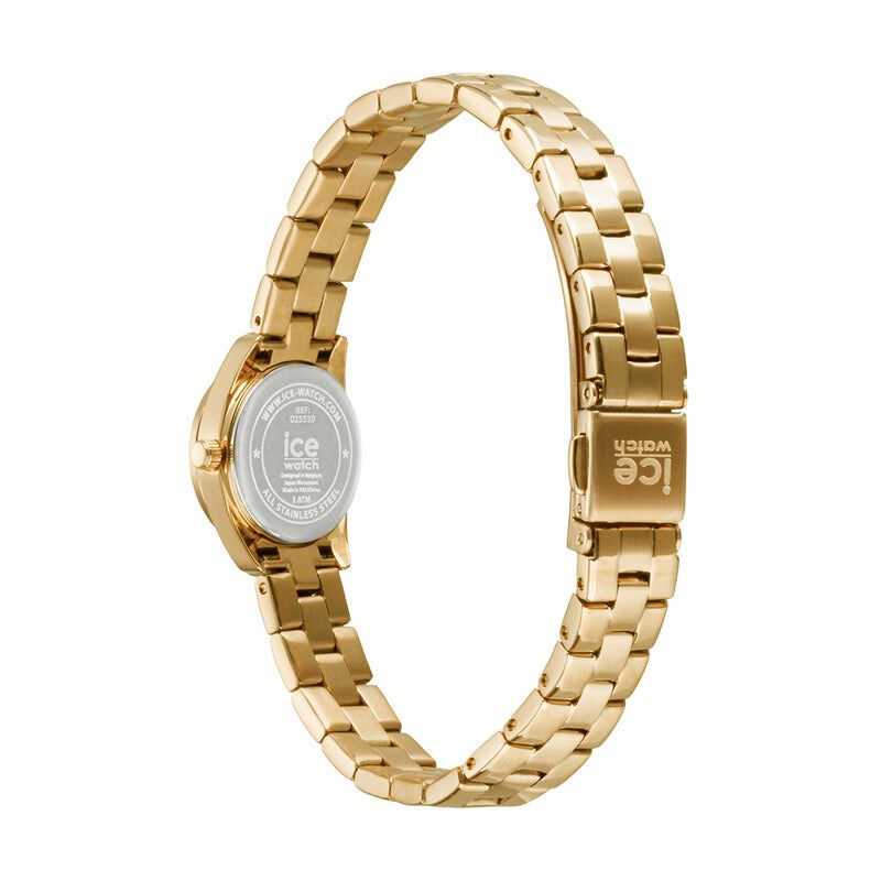 ICE-WATCH「〈ICE-WATCH(ｱｲｽｳｫｯﾁ)〉ICE mini ｺﾞｰﾙﾄﾞ 19mm」|腕時計|