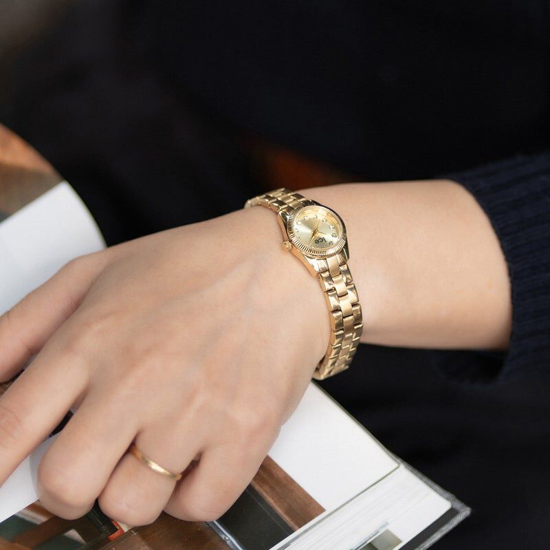 ICE-WATCH「〈ICE-WATCH(ｱｲｽｳｫｯﾁ)〉ICE mini ｺﾞｰﾙﾄﾞ 19mm」|腕時計|