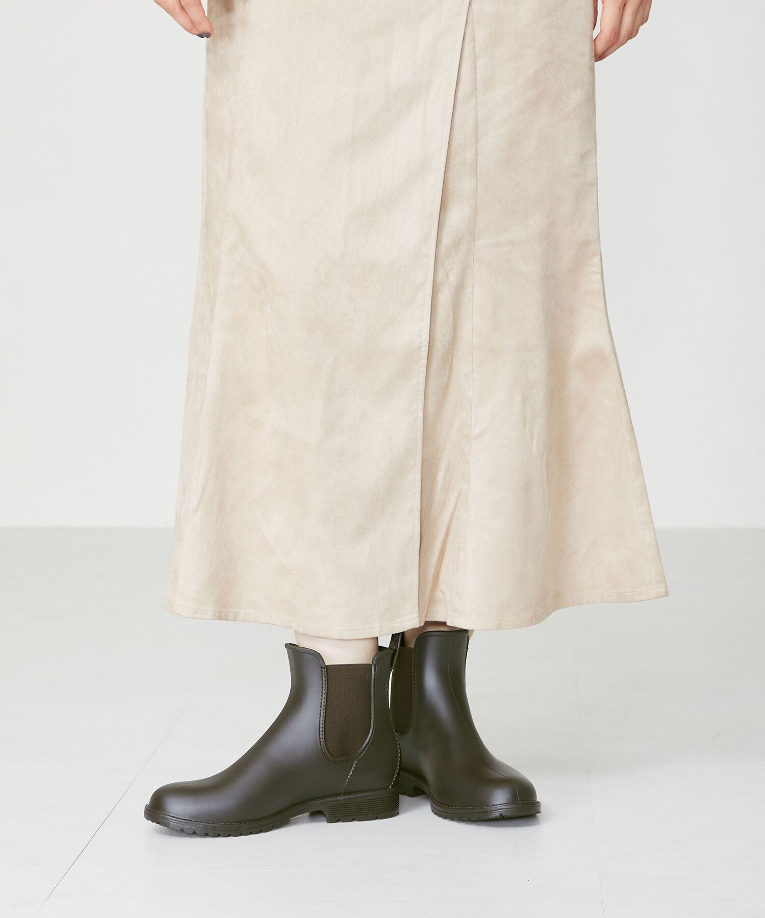 ORiental TRaffic「【累計6万足突破/ 防水 】 サイドゴア ラバー レインブーツ /R-0015 レインシューズ ショートブーツ」|レインシューズ|