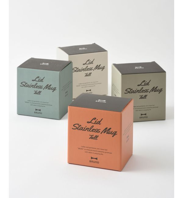 BRUNO「蓋つきステンレスマグ tall」|グラス・マグカップ|
