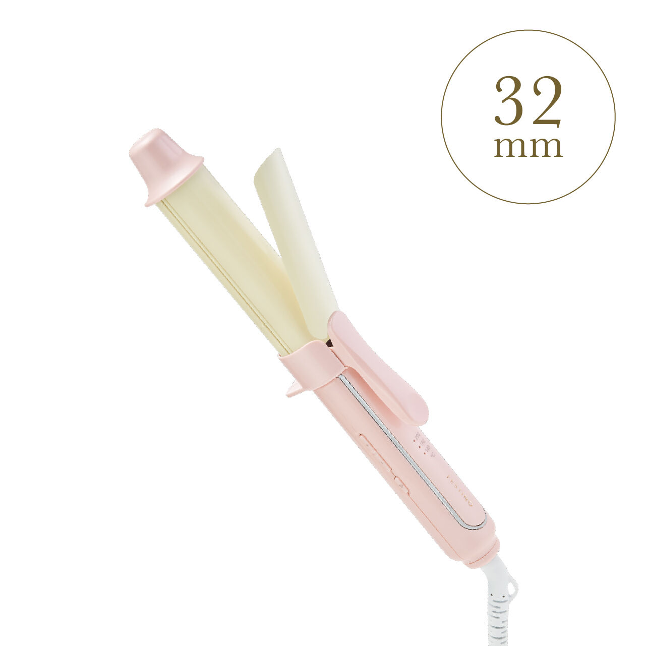 FESTINO「フェスティノ　カールヘアアイロン32mm SMHB-026 」|ヘアスタイリング|ピンク