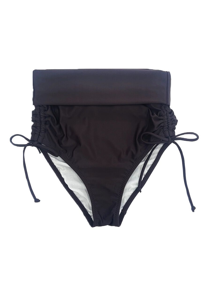 PEAK&PINE「無地オフショルダーワンピ見えビキニ」|ビキニ|