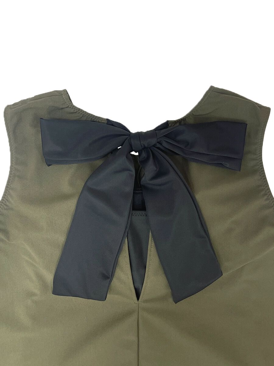 ALBOVE「UVカットフレアノースリーブ水着/トップス」|ビキニ|