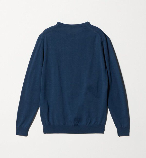 UNITED ARROWS「コットン ハイゲージ クルーネック ニット」|ニット・セーター|