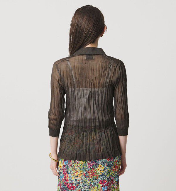 UNITED ARROWS「ランダム プリーツ ニット ‐ウォッシャブル‐」|ニット・セーター|