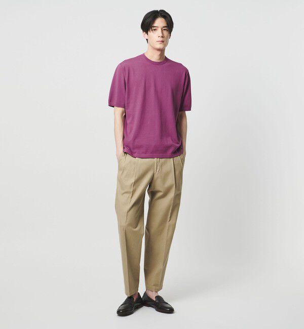UNITED ARROWS「コットン ニット Tシャツ」|Tシャツ・カットソー|