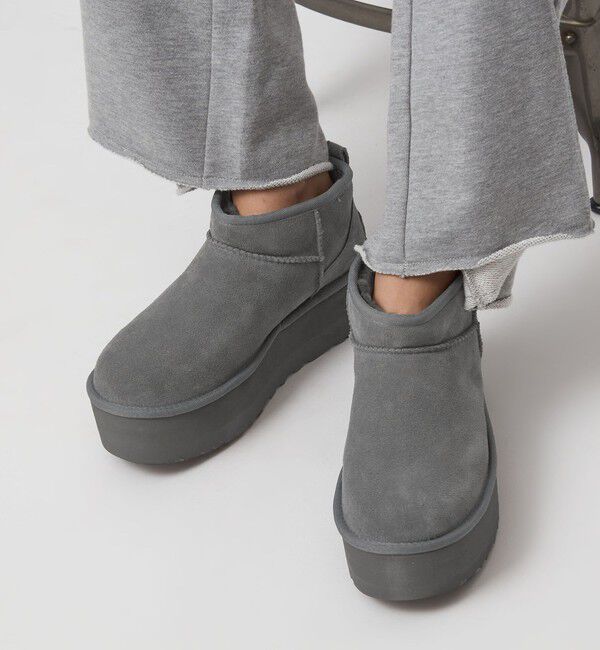 UNITED ARROWS green label relaxing「＜UGG＞クラシック ウルトラ ミニ プラットフォーム / Classic Ultra Mini Platform」|ロングブーツ|